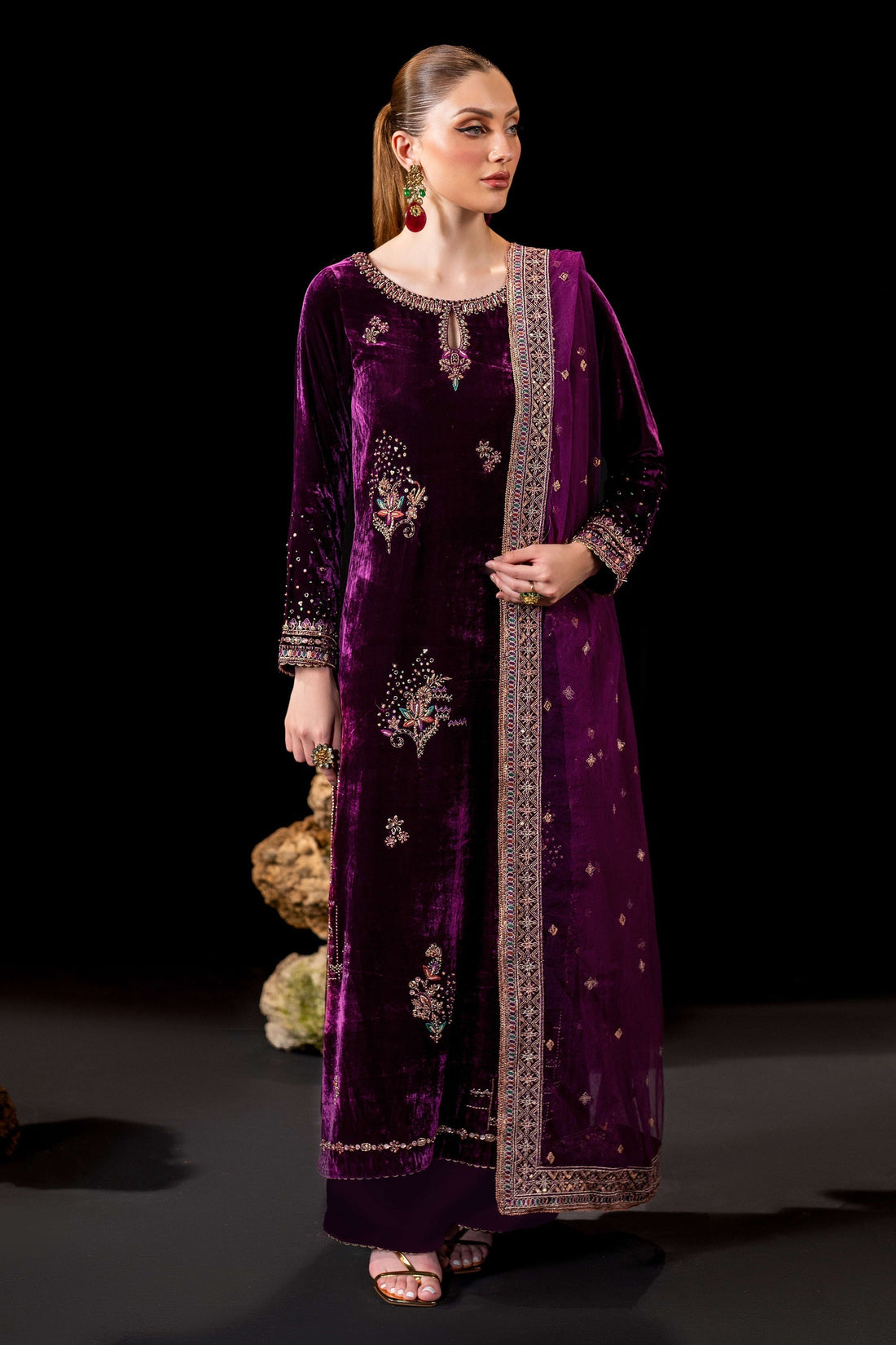 Naqshi | Makhmal 24 |  Rubayi - by - Libasekhas UK - Registered Vendor of : Naqshi - 100% Original Designer Dresss