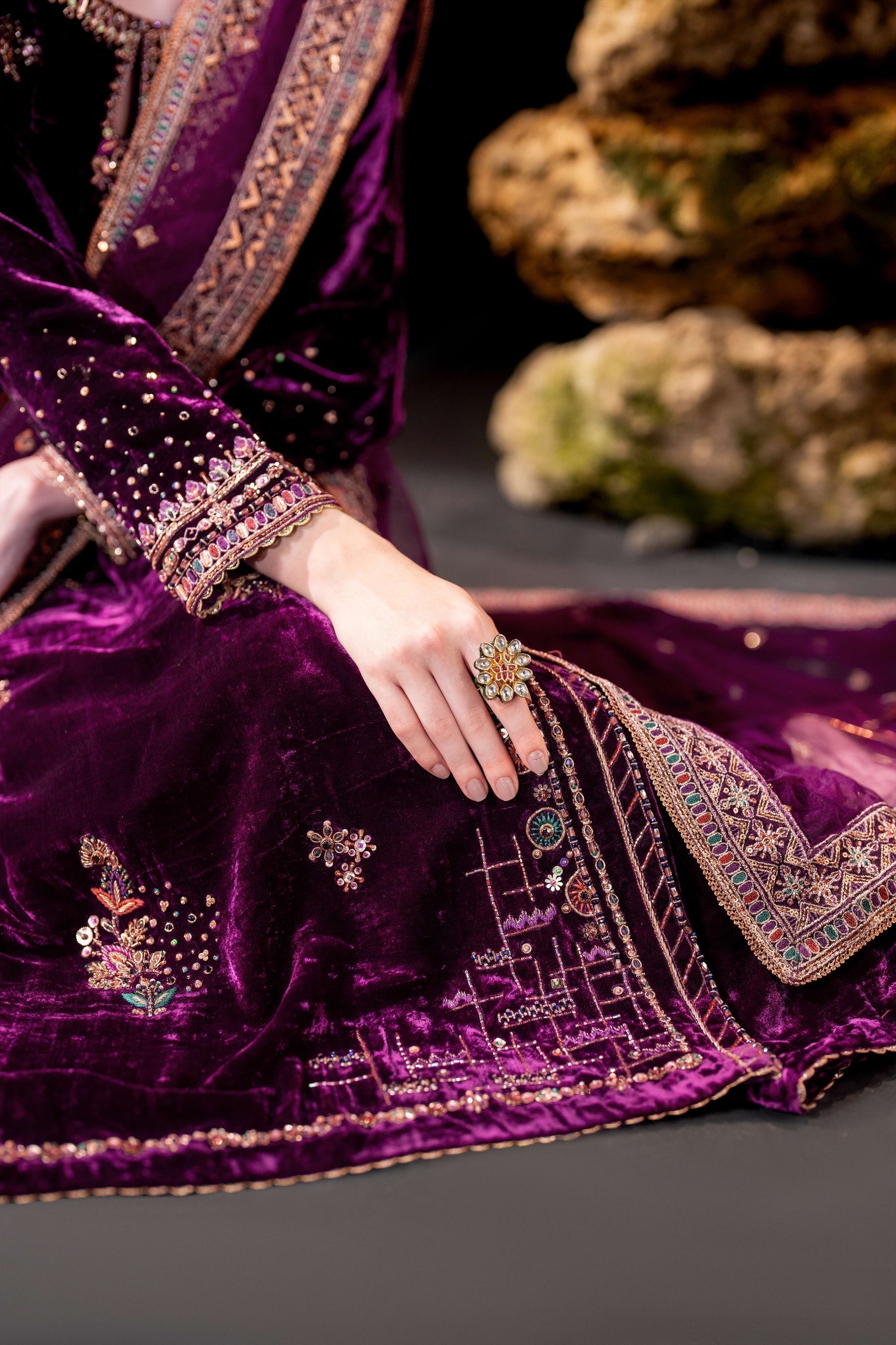 Naqshi | Makhmal 24 |  Rubayi - by - Libasekhas UK - Registered Vendor of : Naqshi - 100% Original Designer Dresss