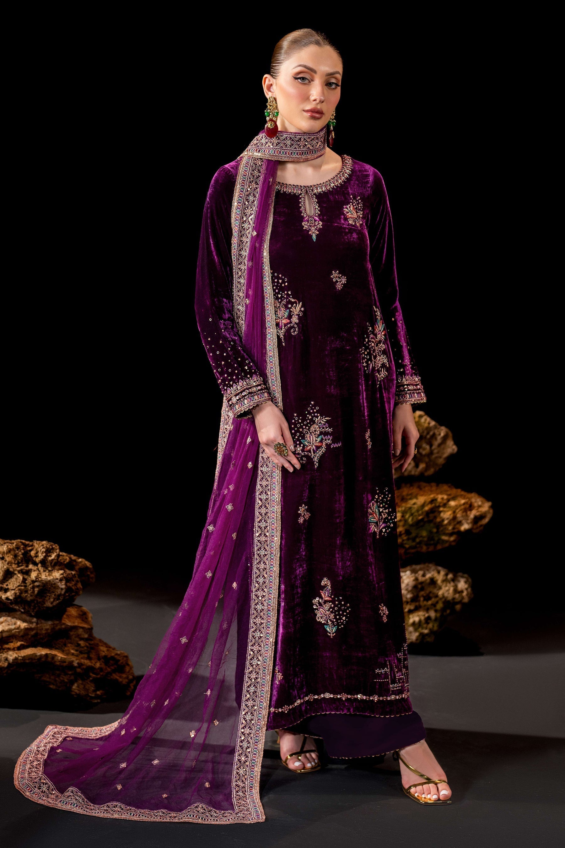 Naqshi | Makhmal 24 |  Rubayi - by - Libasekhas UK - Registered Vendor of : Naqshi - 100% Original Designer Dresss