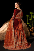 Naqshi | Makhmal 24 |  Amber - by - Libasekhas UK - Registered Vendor of : Naqshi - 100% Original Designer Dresss