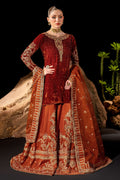 Naqshi | Makhmal 24 |  Amber - by - Libasekhas UK - Registered Vendor of : Naqshi - 100% Original Designer Dresss