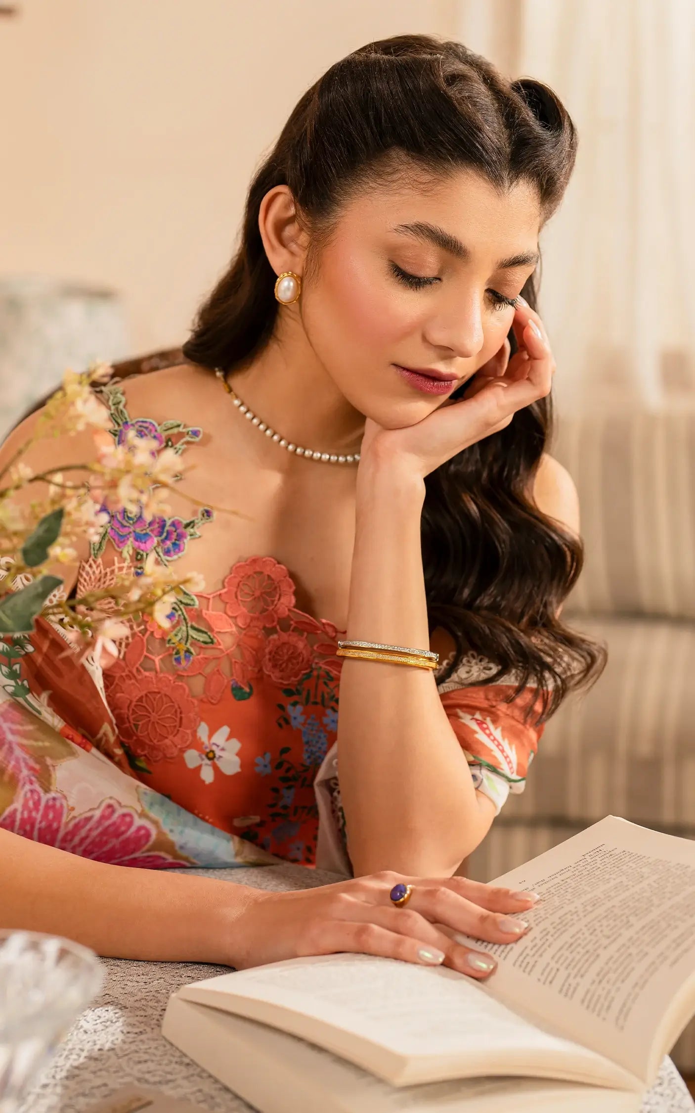 Asifa and Nabeel | Meraki Vintage 25 | Naranji (MVL25-01) - by - Libasekhas UK - Registered Vendor of : Asifa and Nabeel - 100% Original Designer Dresss