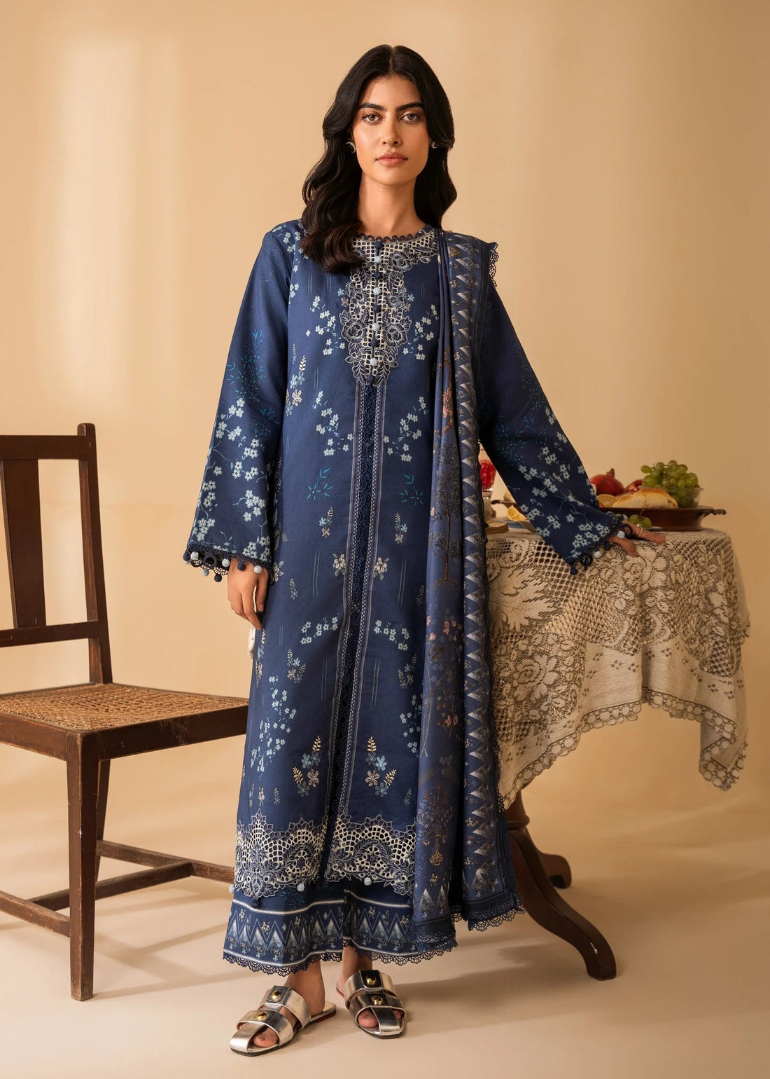Nureh | Shades of Winter | LYRA (AZ-08) - by - Libasekhas UK - Registered Vendor of : Nureh - 100% Original Designer Dresss