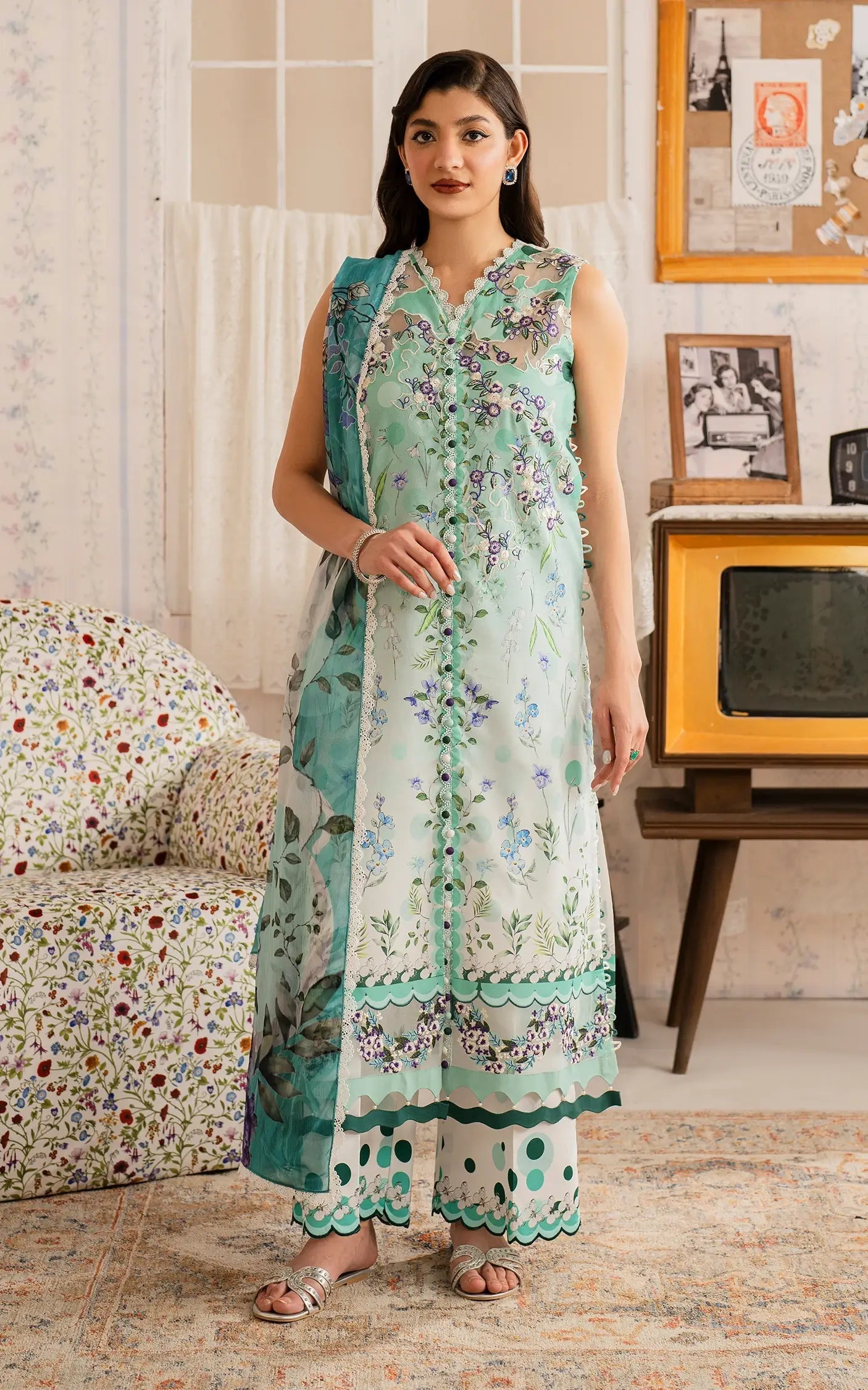 Asifa and Nabeel | Meraki Vintage 25 | Nazneen (MVL25-15) - by - Libasekhas UK - Registered Vendor of : Asifa and Nabeel - 100% Original Designer Dresss