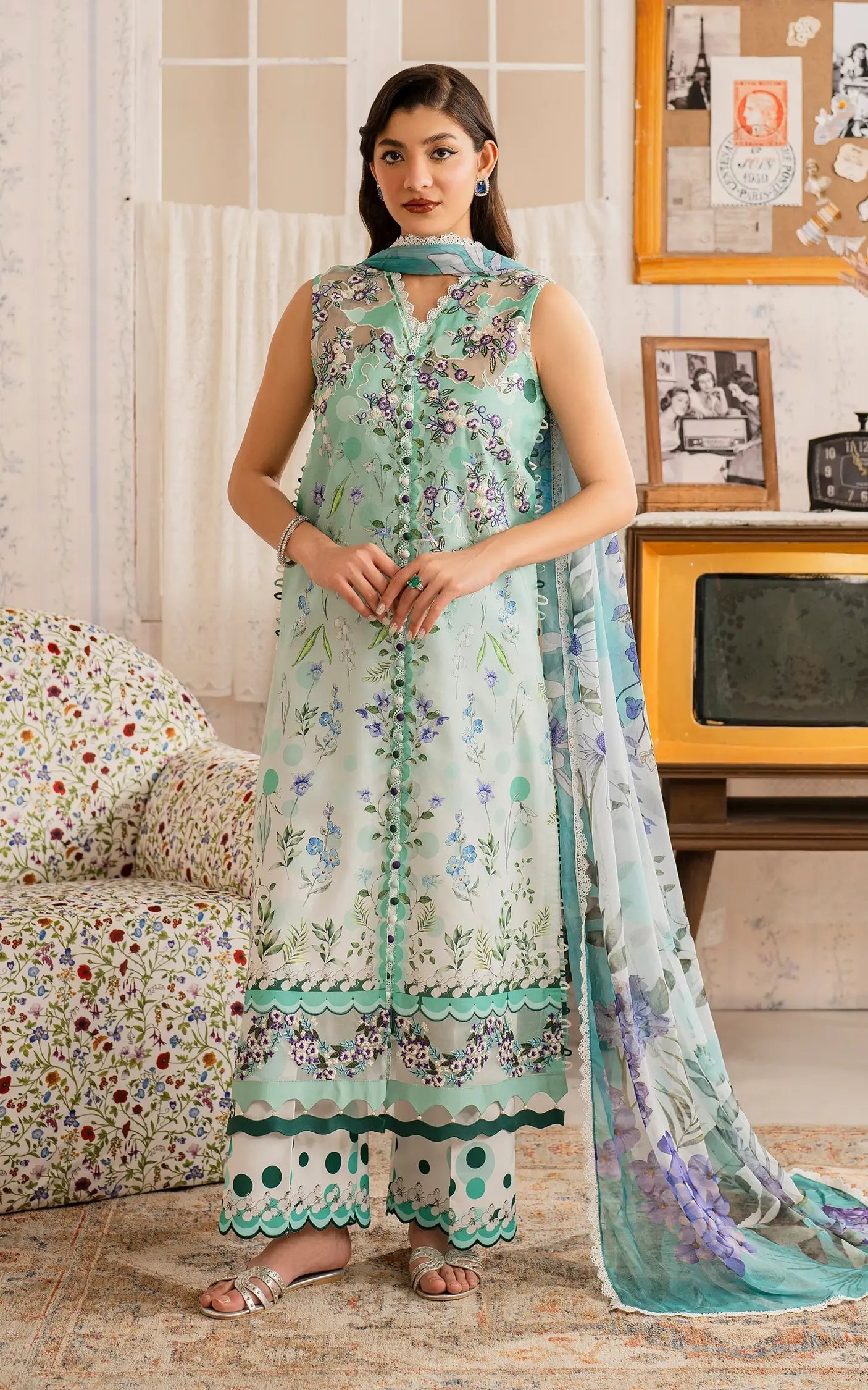 Asifa and Nabeel | Meraki Vintage 25 | Nazneen (MVL25-15) - by - Libasekhas UK - Registered Vendor of : Asifa and Nabeel - 100% Original Designer Dresss