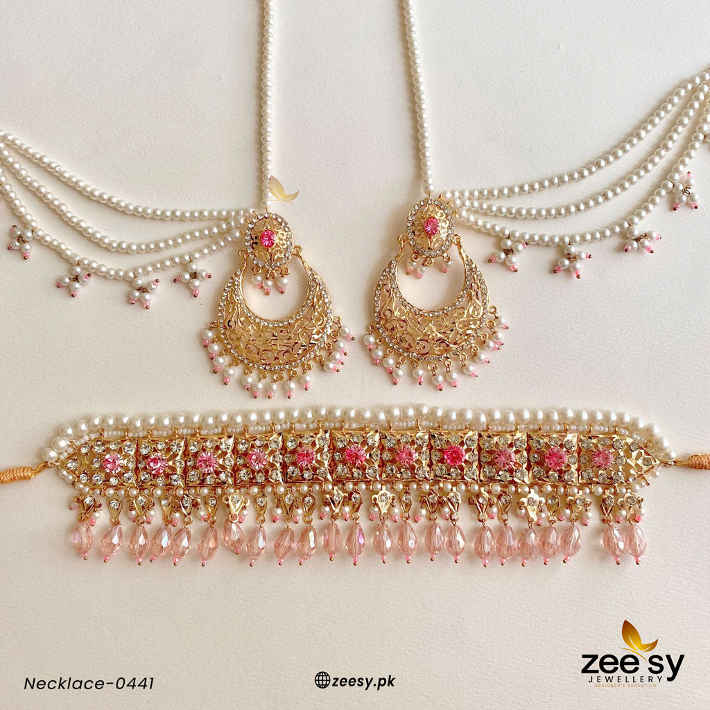 Necklace-0441 - by - Libasekhas UK - Registered Vendor of : Zeesy - 100% Original Designer Dresss