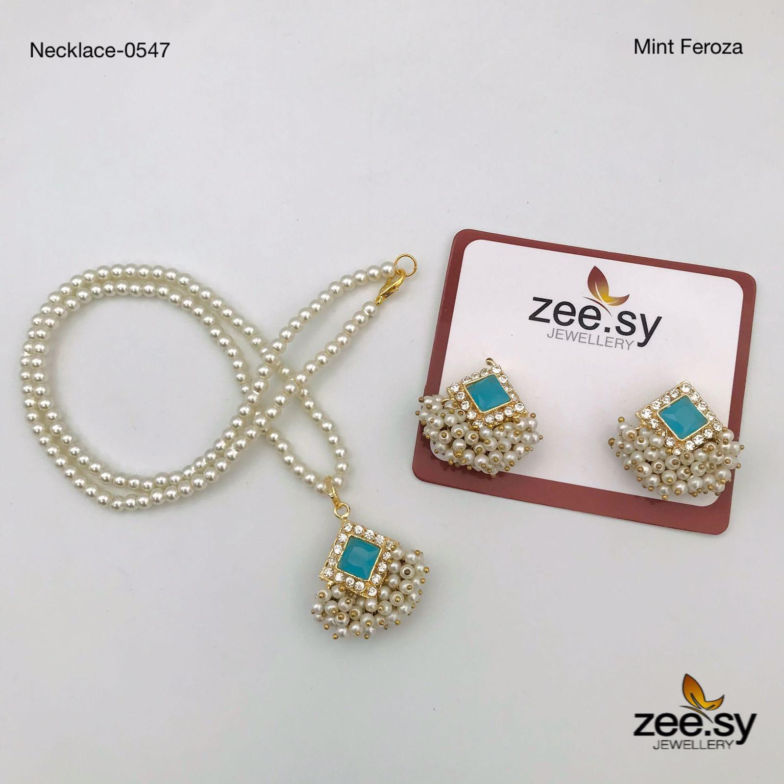 Necklace-0547 - by - Libasekhas UK - Registered Vendor of : Zeesy - 100% Original Designer Dresss
