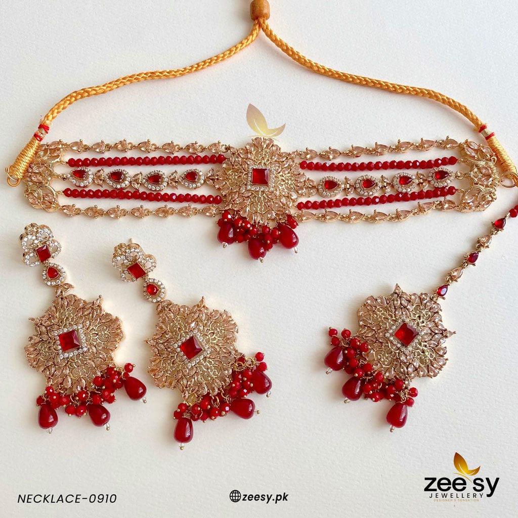 Necklace-0910 - by - Libasekhas UK - Registered Vendor of : Zeesy - 100% Original Designer Dresss