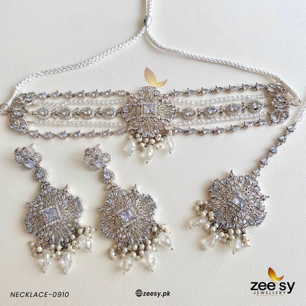 Necklace-0910 - by - Libasekhas UK - Registered Vendor of : Zeesy - 100% Original Designer Dresss