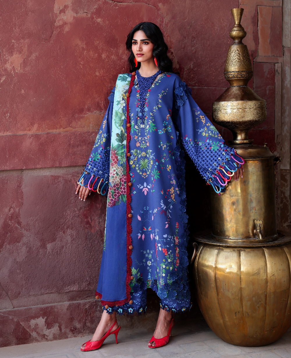 Republic Womenswear | Neoma Summer Prints 26 | Neelam - by Libasekhas UK - Registered Vendor of : Republic Womenswear - 100% Original Designer Dress