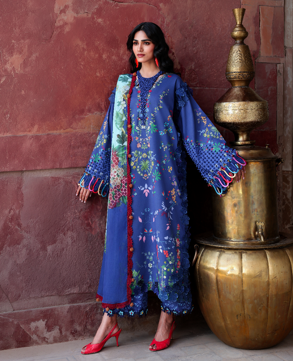 Republic Womenswear | Neoma Summer Prints 26 | Neelam - by Libasekhas UK - Registered Vendor of : Republic Womenswear - 100% Original Designer Dress