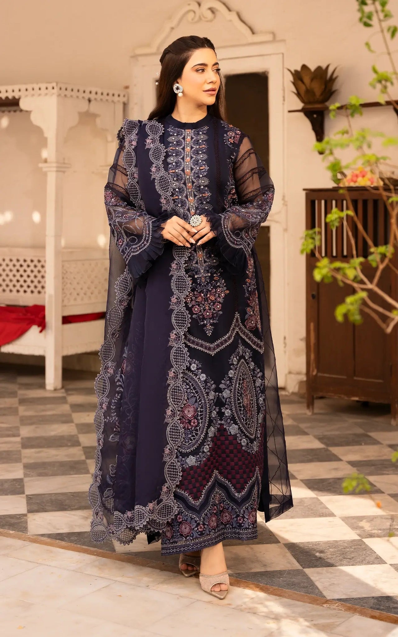 Asifa and Nabeel | Sunehri Eid 25 | Neelum-(SEF25-05) - Ladies Clothes -  Libasekhas