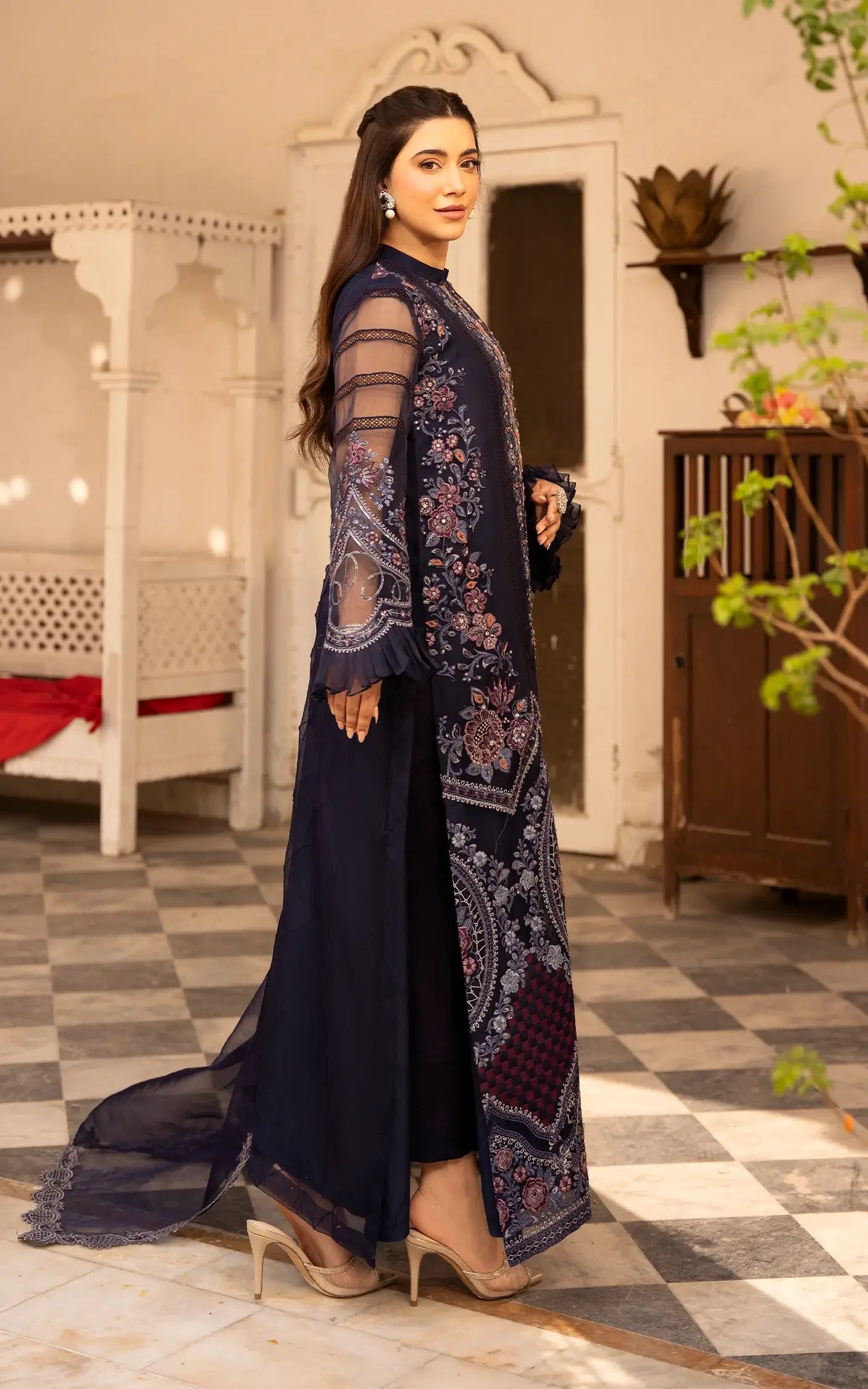 Asifa and Nabeel | Sunehri Eid 25 | Neelum-(SEF25-05) - Ladies Clothes -  Libasekhas