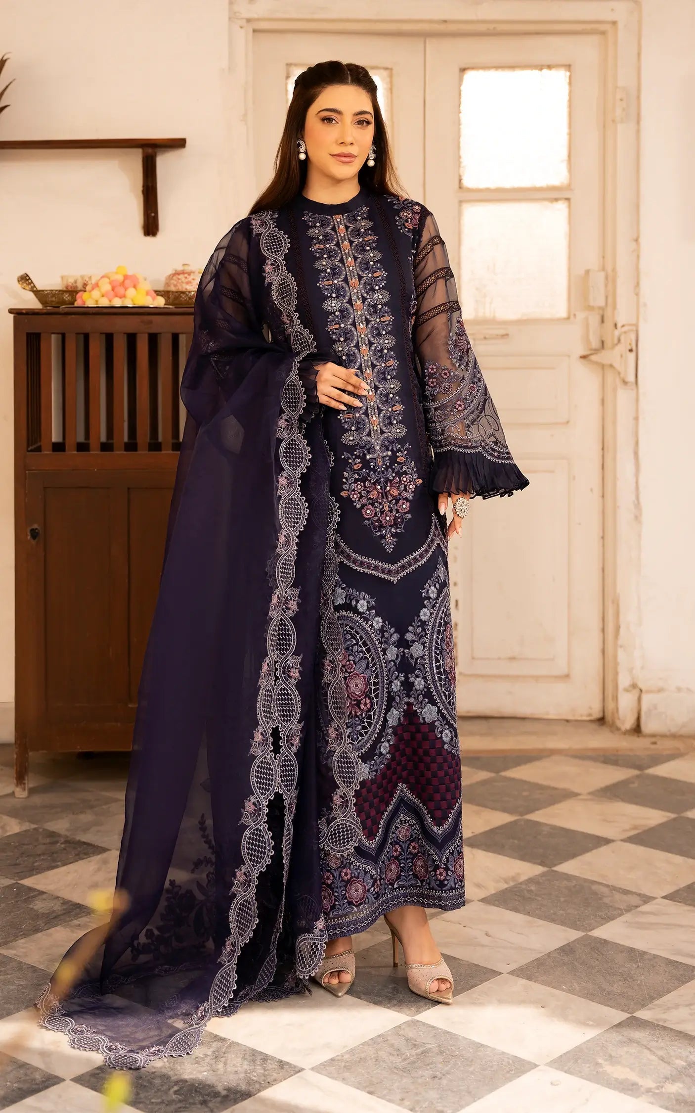 Asifa and Nabeel | Sunehri Eid 25 | Neelum-(SEF25-05) - Ladies Clothes -  Libasekhas
