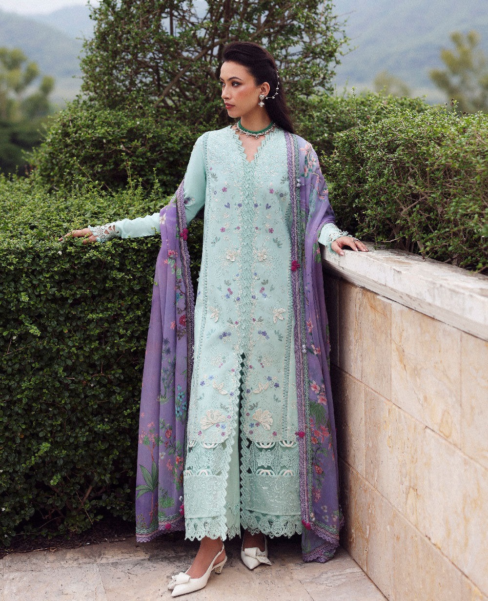 Republic Womenswear | Lilas Lawn 26 | Nerya - by Libasekhas - Registered Vendor of : Republic Womenswear - 100% Original Designer Dress