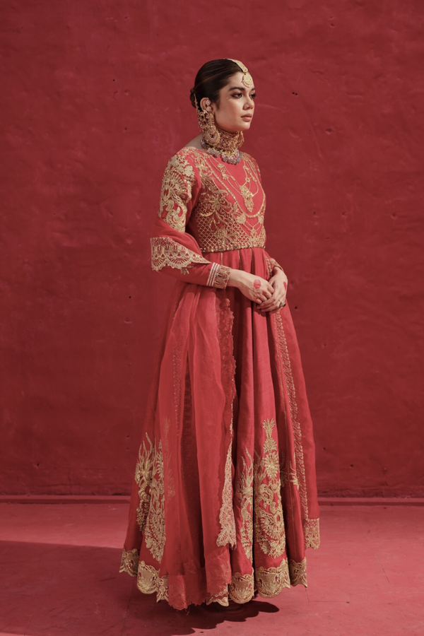 Erum Khan | Laal Rang | BABRA - by - Libasekhas UK - Registered Vendor of : Erum Khan - 100% Original Designer Dresss