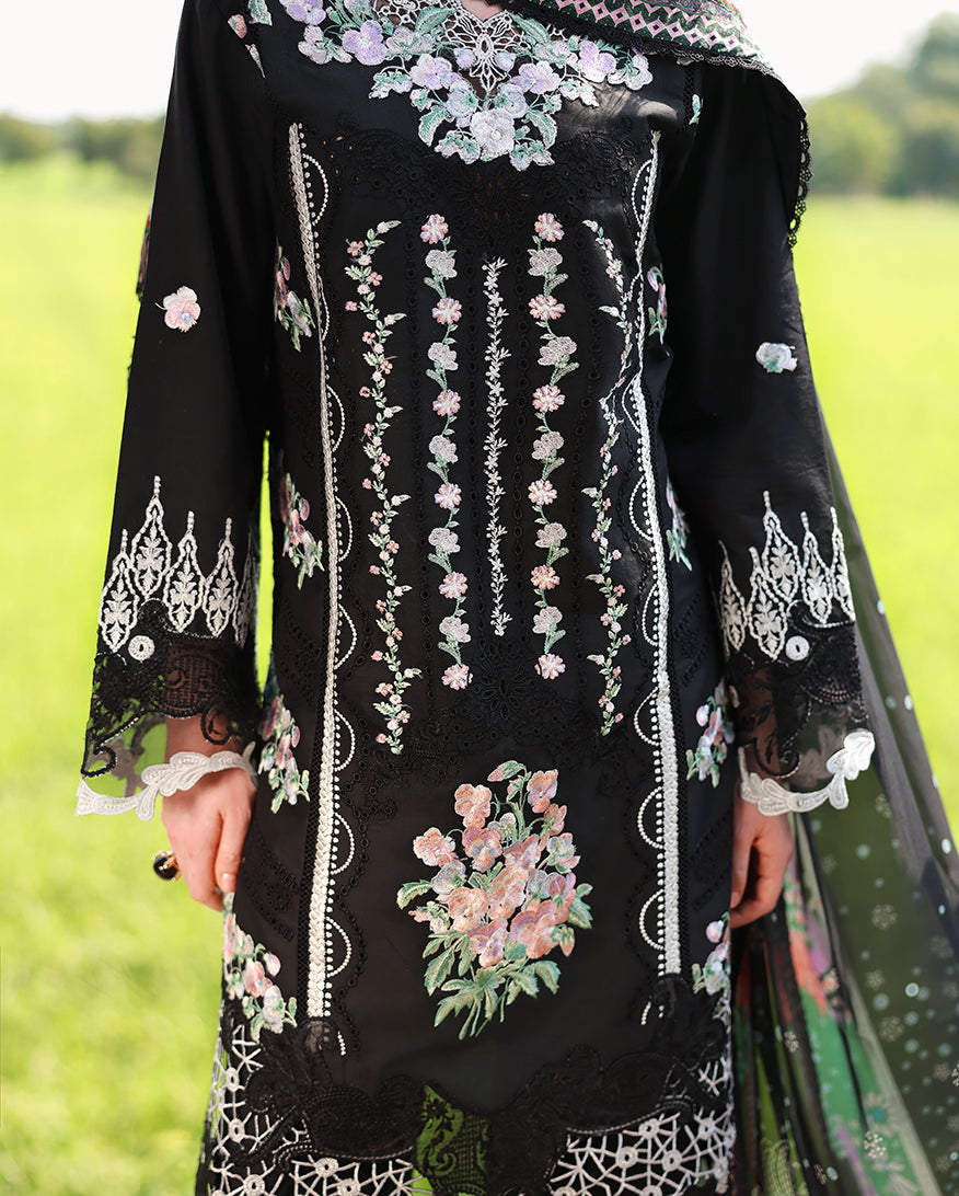 Mushq | The Secret Garden Lawn | Nightshade Bloom - by Libasekhas UK - Registered Vendor of : Mushq - 100% Original Designer Dress