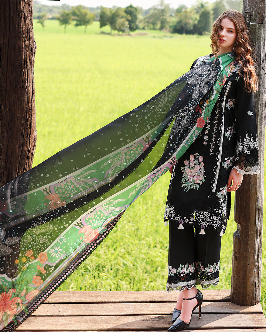 Mushq | The Secret Garden Lawn | Nightshade Bloom - by Libasekhas UK - Registered Vendor of : Mushq - 100% Original Designer Dress