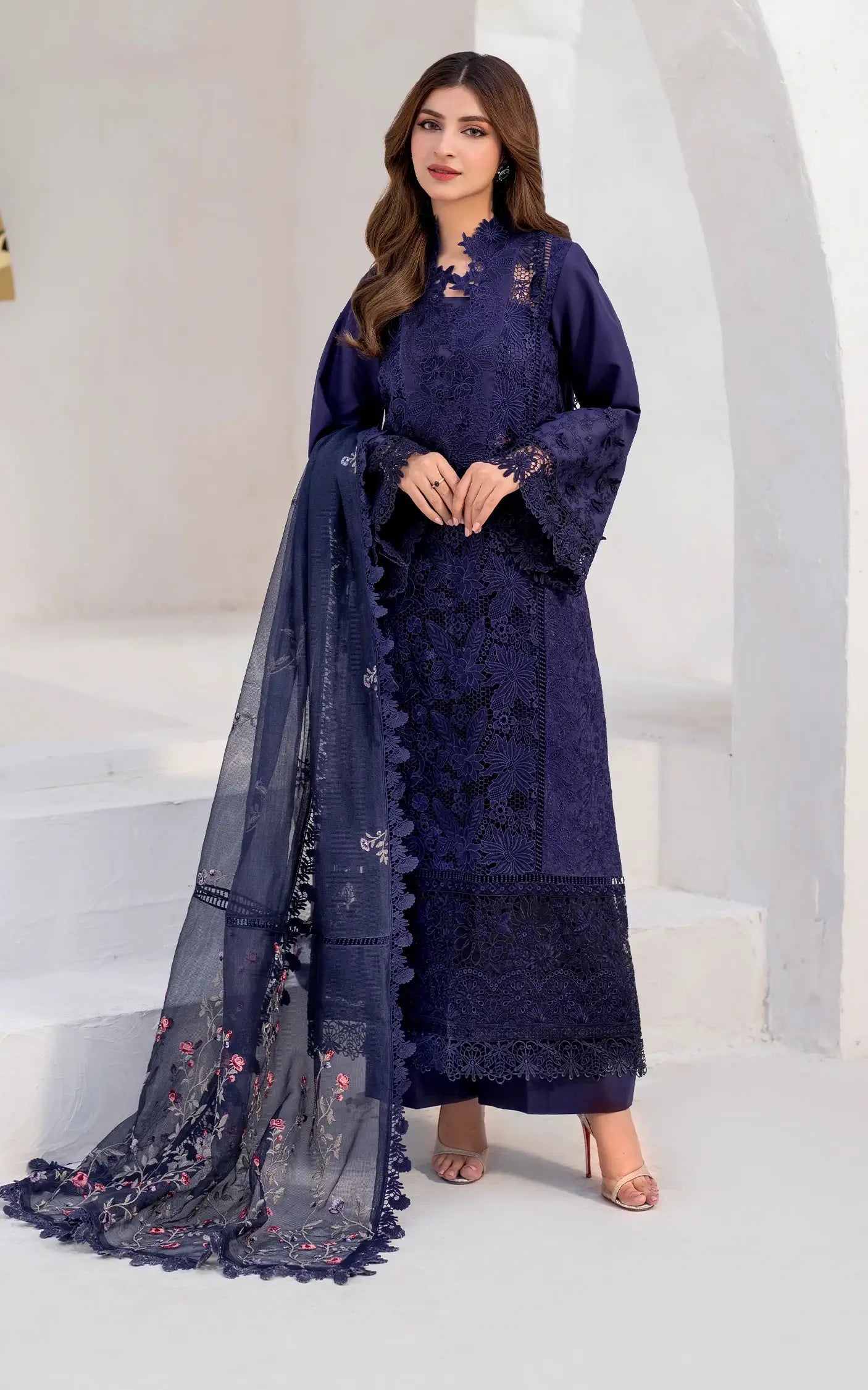 Asifa and Nabeel | Azalia Summer 25 | Nile (AZL25-08) - by - Libasekhas UK - Registered Vendor of : Asifa and Nabeel - 100% Original Designer Dresss