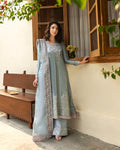 Mushq | Sunehri Lama Silk | Nissa - by Libasekhas UK - Registered Vendor of : Mushq - 100% Original Designer Dress