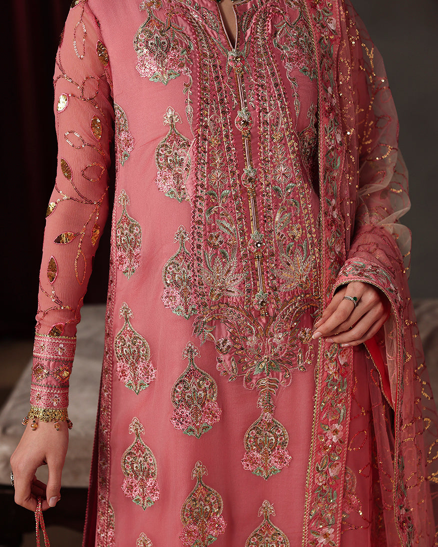 Roheenaz | Royale Eternel Chiffon Edit | Noble Allure - by Libasekhas UK - Registered Vendor of : Roheenaz - 100% Original Designer Dress
