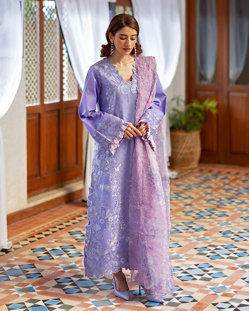 Mushq | Astoria Lawn 26 | Noctelle - by Libasekhas UK - Registered Vendor of : Mushq - 100% Original Designer Dress