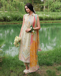 Mushq | The Secret Garden Lawn | Nocturne Flora - by Libasekhas UK - Registered Vendor of : Mushq - 100% Original Designer Dress