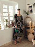 Gulaal | Embroidered Chiffon 23 | NOIR GL-EC-23V1-06 - by - Libasekhas UK - Registered Vendor of : Gulaal - 100% Original Designer Dresss
