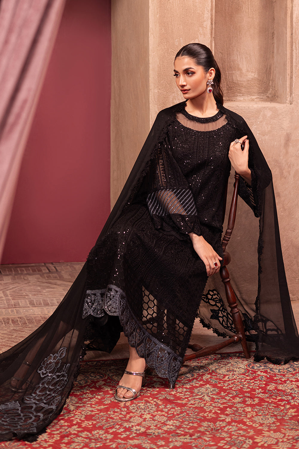 Azure | Luxe Formals | Noir Mystique - by Libasekhas UK - Registered Vendor of : Azure - 100% Original Designer Dress