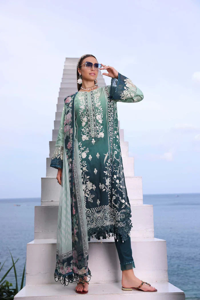 Noor by Saadia Asad | Luxe Printkari 24 | D2-A - by - Libasekhas UK - Registered Vendor of : Noor by Saadia Asad - 100% Original Designer Dresss
