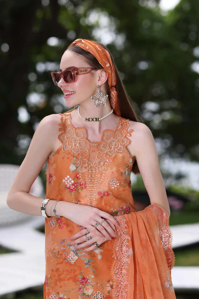 Noor by Saadia Asad | Luxe Printkari 24 | D4-A - by - Libasekhas UK - Registered Vendor of : Noor by Saadia Asad - 100% Original Designer Dresss