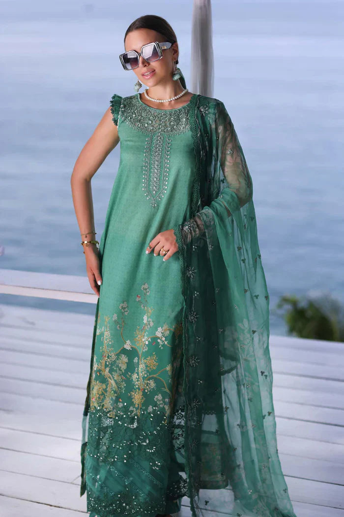 Noor by Saadia Asad | Luxe Printkari 24 | D7-B - by - Libasekhas UK - Registered Vendor of : Noor by Saadia Asad - 100% Original Designer Dresss