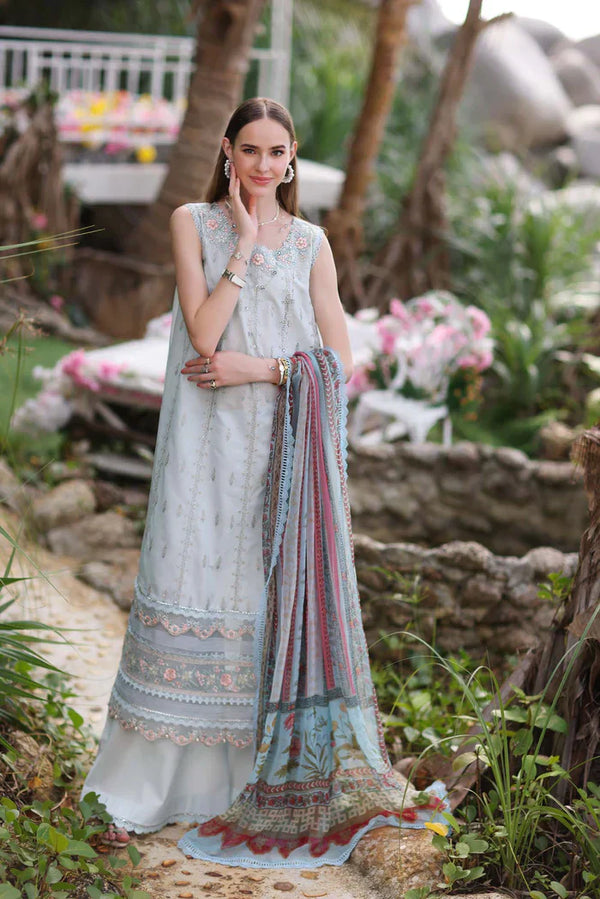 Noor by Saadia Asad | Luxe Printkari 24 | D3-B - by - Libasekhas UK - Registered Vendor of : Noor by Saadia Asad - 100% Original Designer Dresss