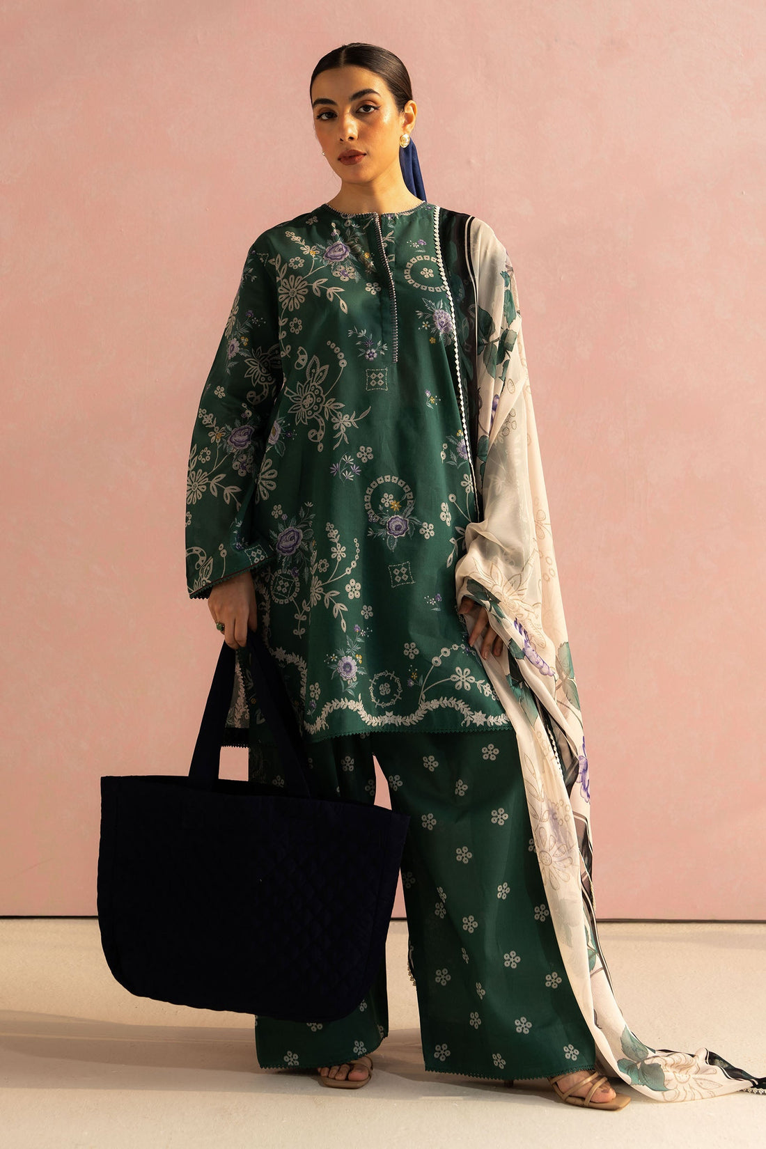 Zara Shahjahan | Coco Prints 25 | Nora-8B - by - Libasekhas UK - Registered Vendor of : Zara Shahjahan - 100% Original Designer Dresss
