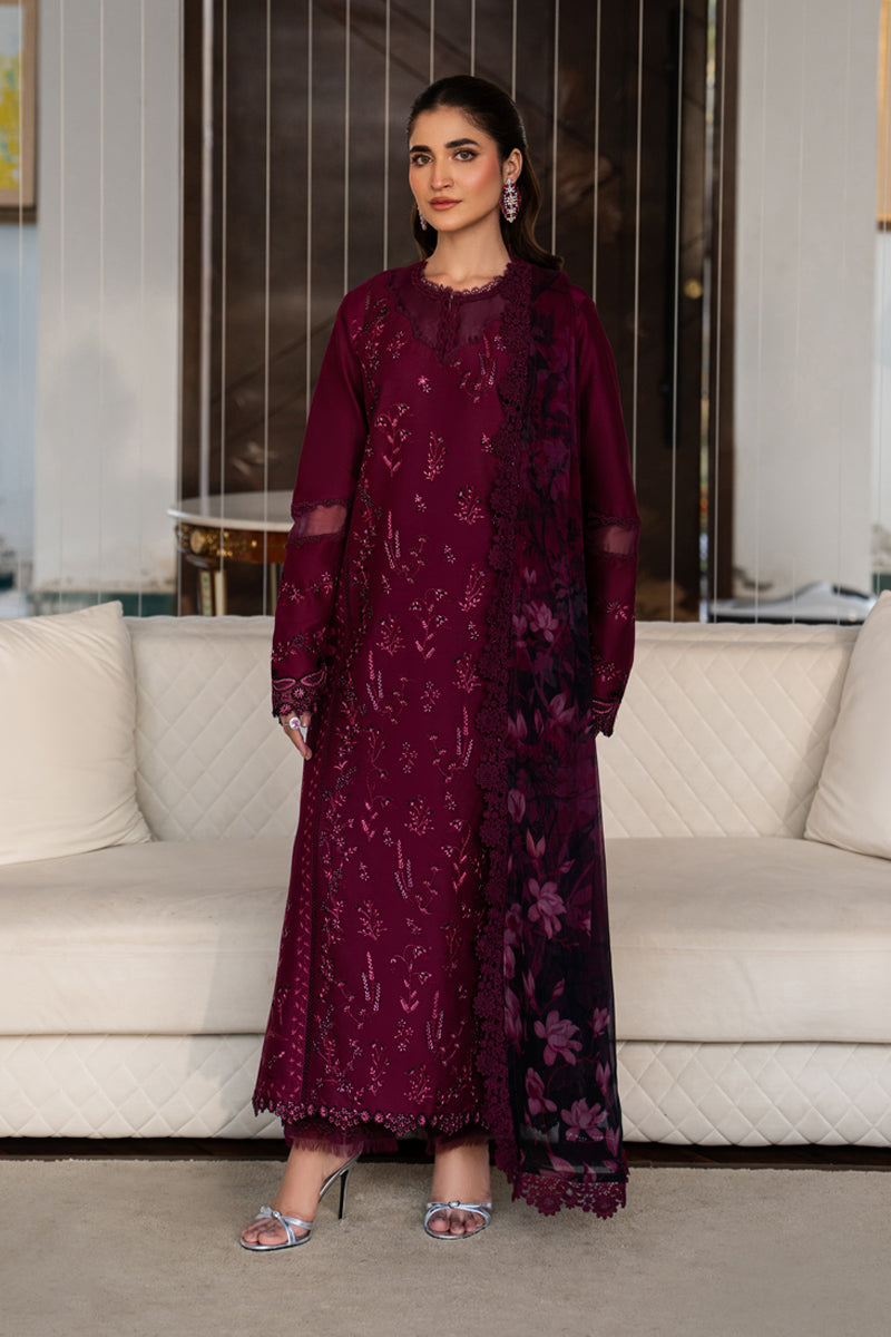 Rangrasiya | Carnation Eid Edit 26 | Nora - by Libasekhas UK - Registered Vendor of : Rangrasiya - 100% Original Designer Dress