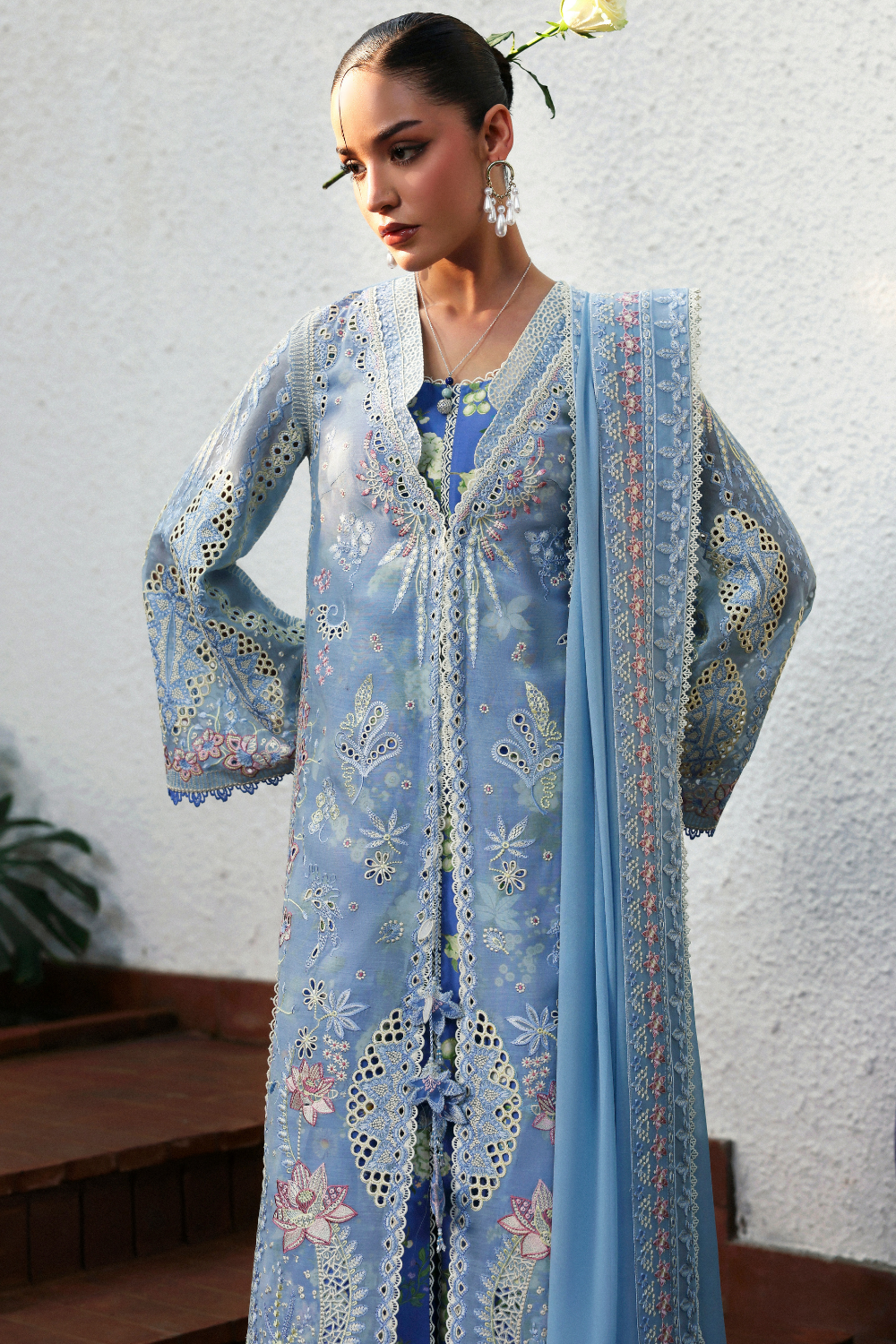army dress blue rank insignia Soraya Kurung in Princess Blue main image 1