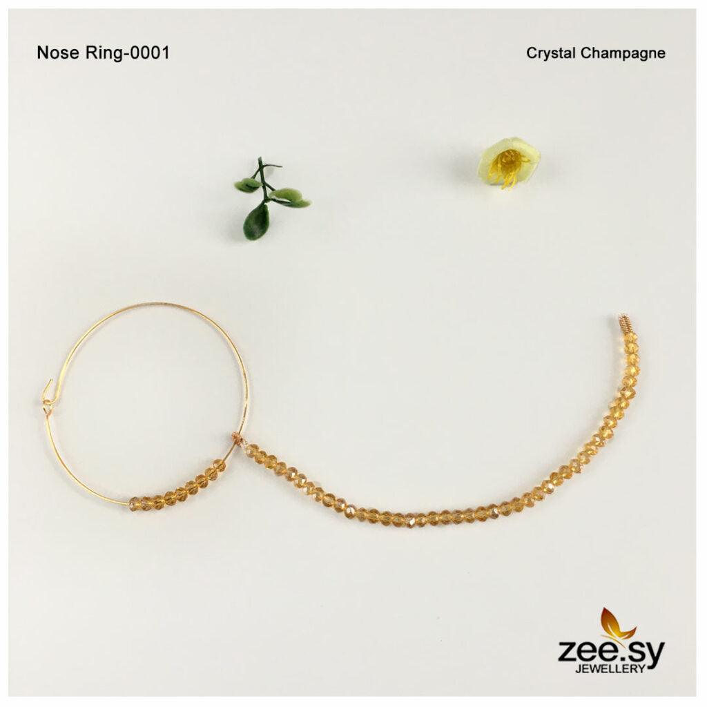 Wedding Nose Ring-0001 - by - Libasekhas UK - Registered Vendor of : Zeesy - 100% Original Designer Dresss