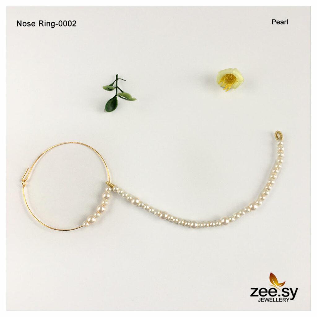 Wedding Nose Ring-0001 - by - Libasekhas UK - Registered Vendor of : Zeesy - 100% Original Designer Dresss