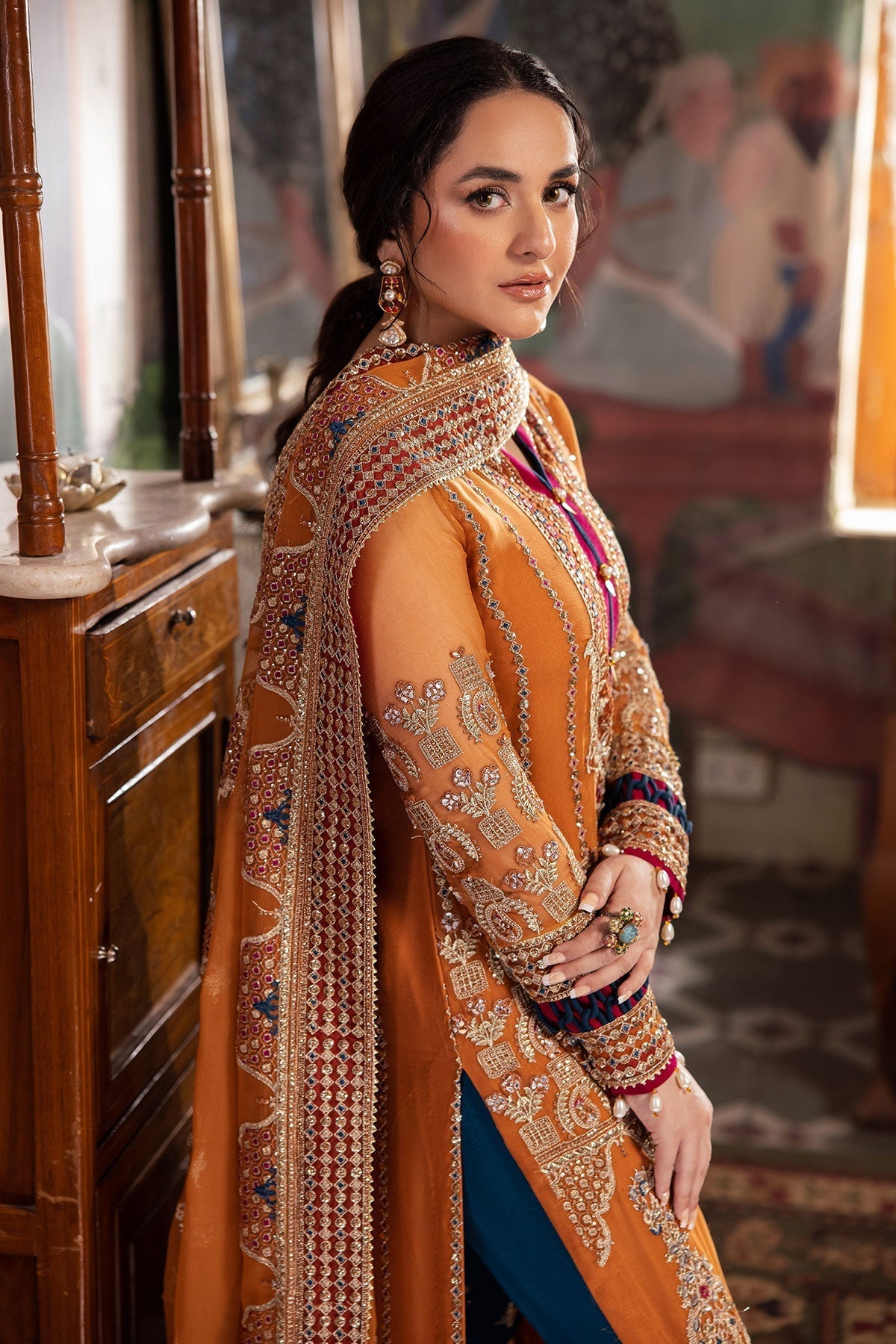 Nureh | Alfaaz Formals |  NL-77 AZFAR - by - Libasekhas UK - Registered Vendor of : Nureh - 100% Original Designer Dresss