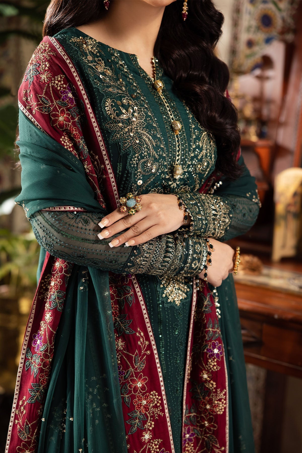 Nureh | Alfaaz Formals |  NL-74 MAHROO - by - Libasekhas UK - Registered Vendor of : Nureh - 100% Original Designer Dresss