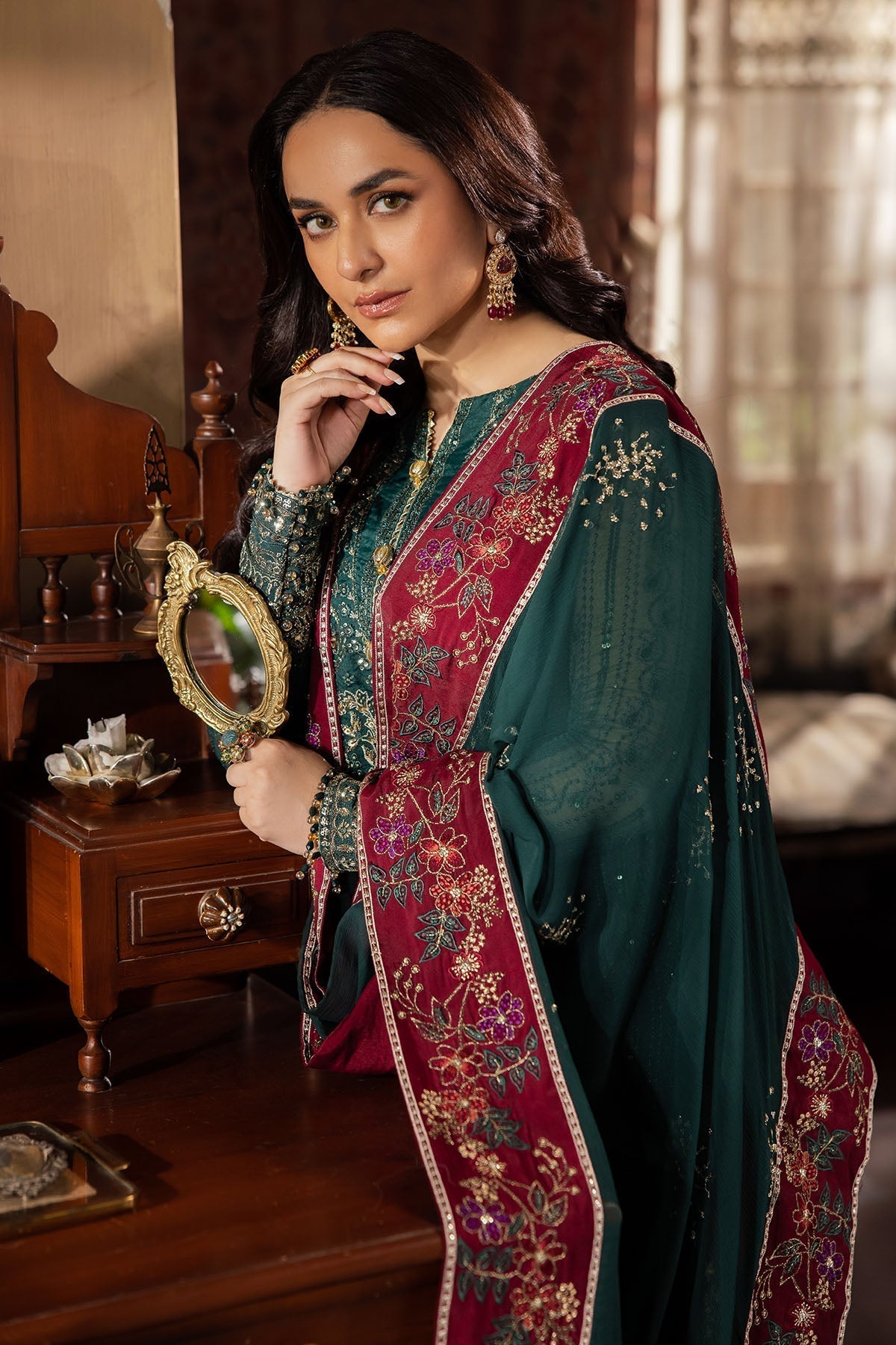Nureh | Alfaaz Formals |  NL-74 MAHROO - by - Libasekhas UK - Registered Vendor of : Nureh - 100% Original Designer Dresss