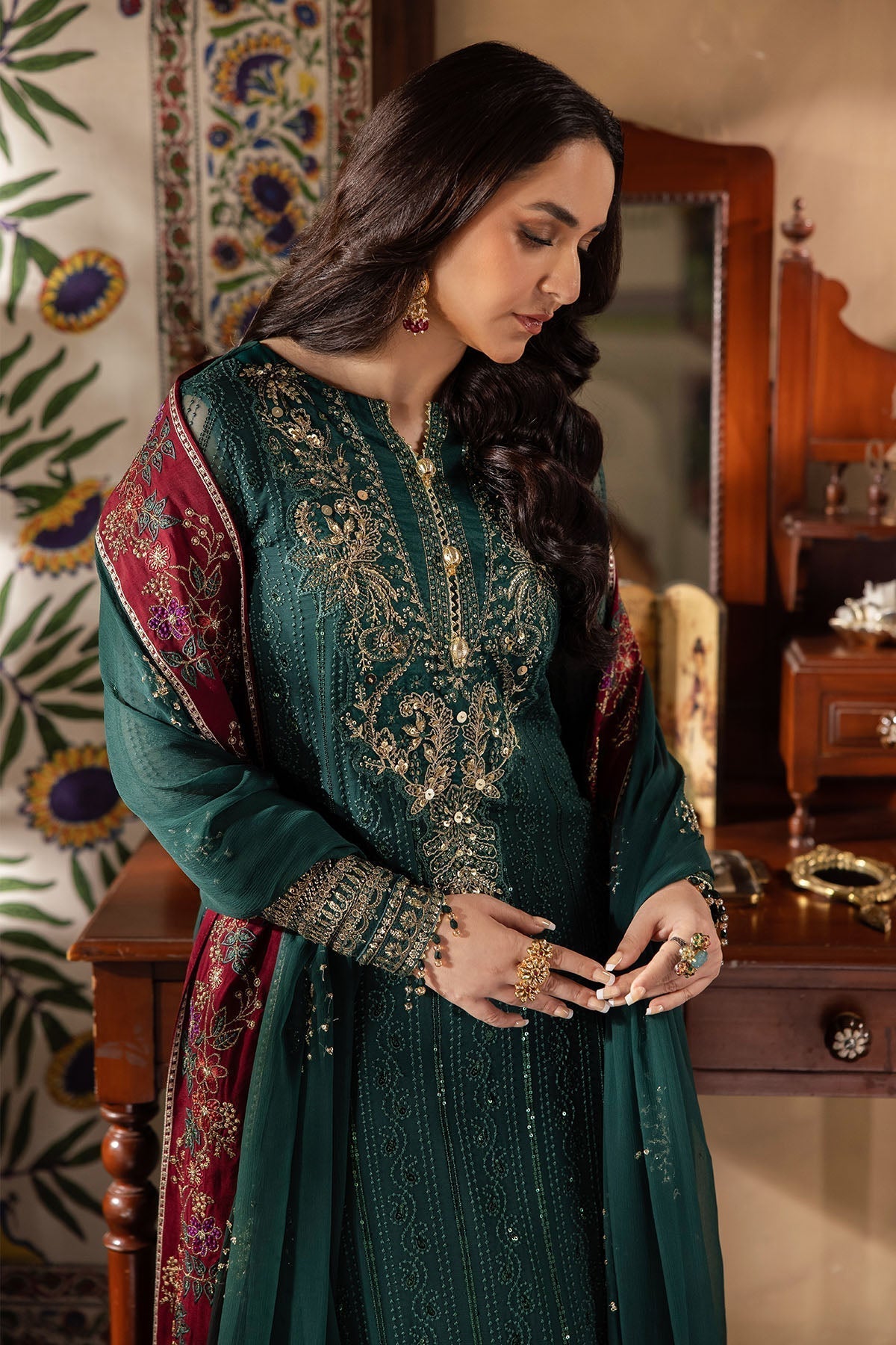 Nureh | Alfaaz Formals |  NL-74 MAHROO - by - Libasekhas UK - Registered Vendor of : Nureh - 100% Original Designer Dresss