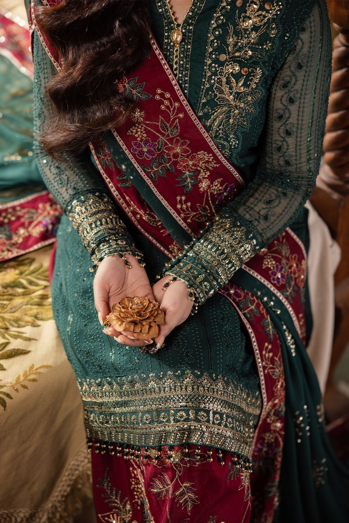 Nureh | Alfaaz Formals |  NL-74 MAHROO - by - Libasekhas UK - Registered Vendor of : Nureh - 100% Original Designer Dresss