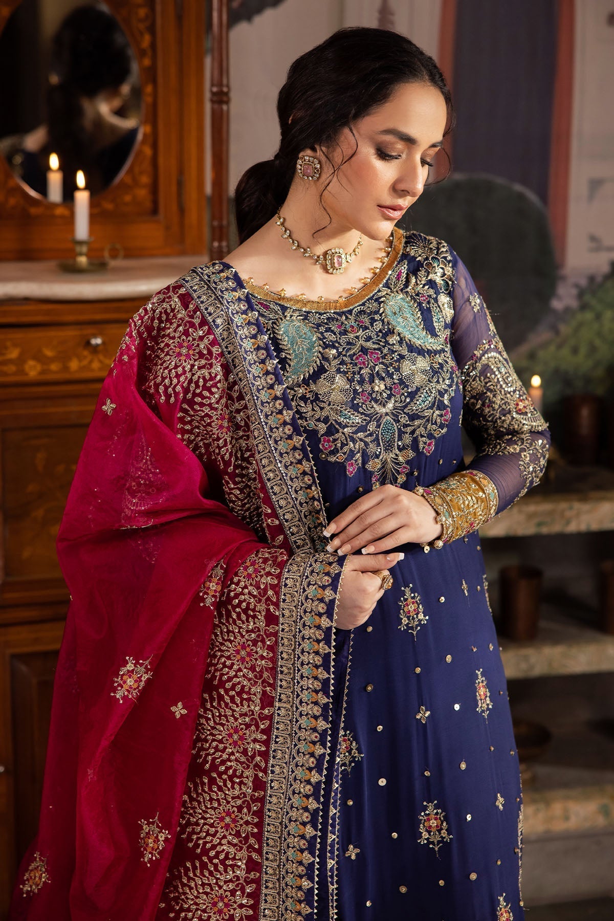 Nureh | Alfaaz Formals |  NL-75 JUGNI - by - Libasekhas UK - Registered Vendor of : Nureh - 100% Original Designer Dresss