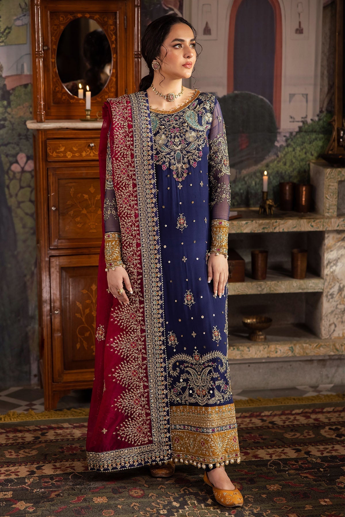 Nureh | Alfaaz Formals |  NL-75 JUGNI - by - Libasekhas UK - Registered Vendor of : Nureh - 100% Original Designer Dresss