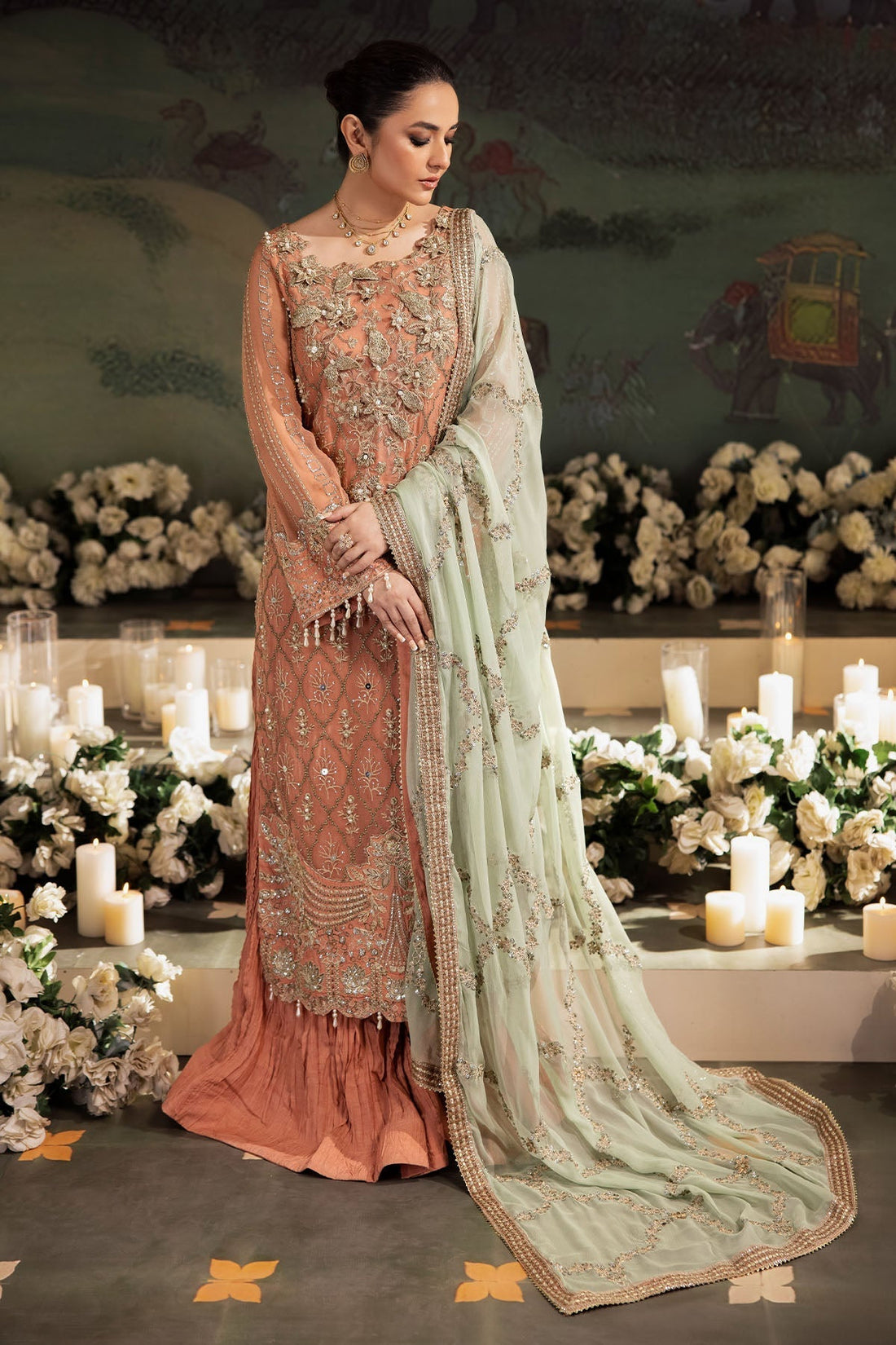 Nureh | Alfaaz Formals |  NL-79 MEHAR - by - Libasekhas UK - Registered Vendor of : Zaha - 100% Original Designer Dresss