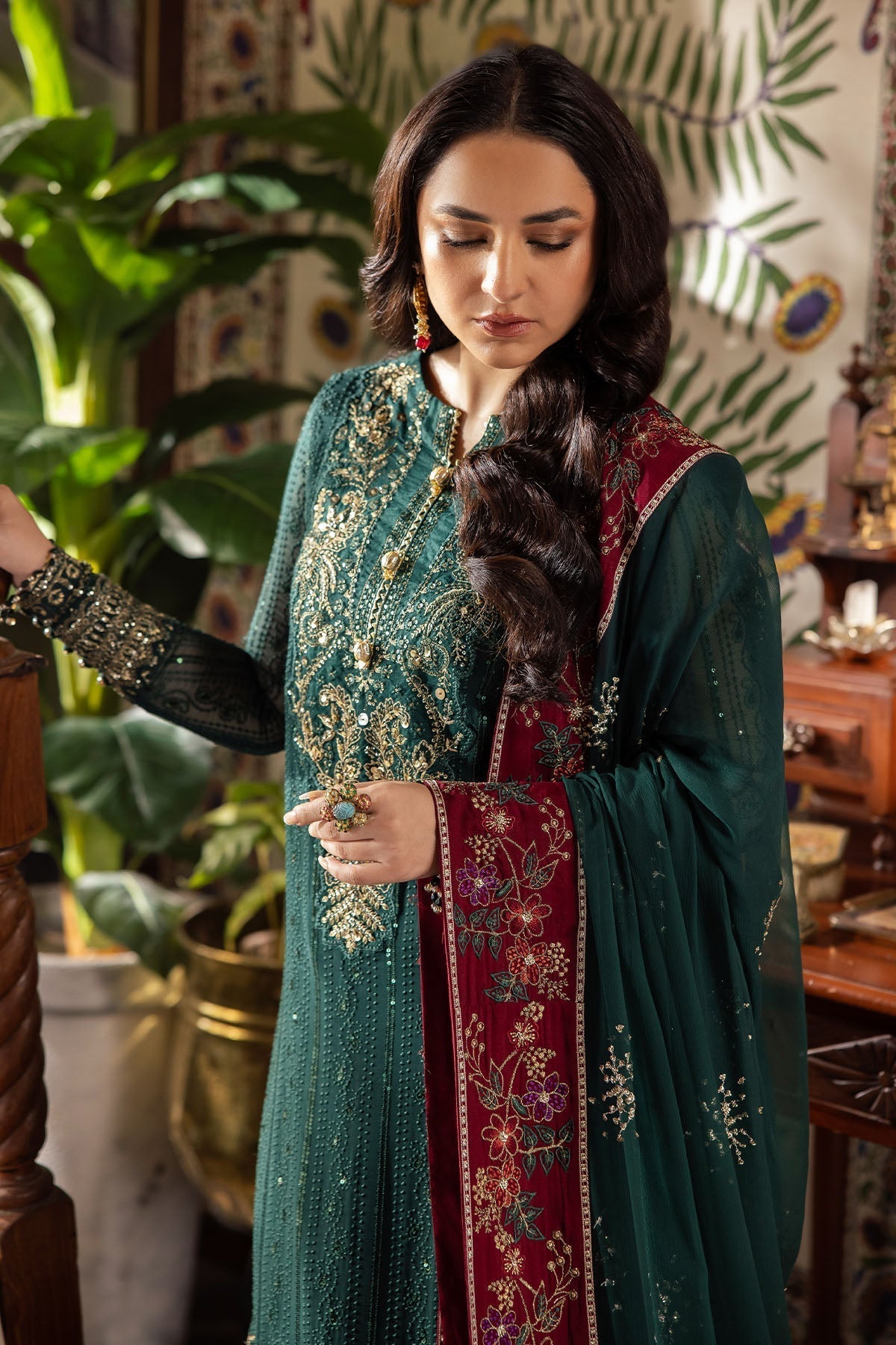 Nureh | Alfaaz Formals |  NL-74 MAHROO - by - Libasekhas UK - Registered Vendor of : Nureh - 100% Original Designer Dresss
