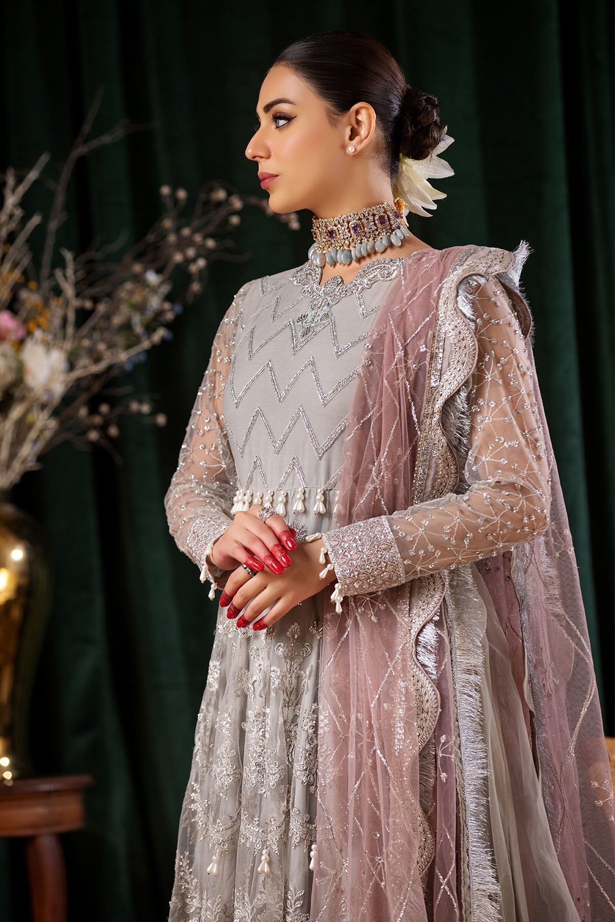 Nureh | Aroha Formals |  AR-06 - by - Libasekhas UK - Registered Vendor of : Nureh - 100% Original Designer Dresss