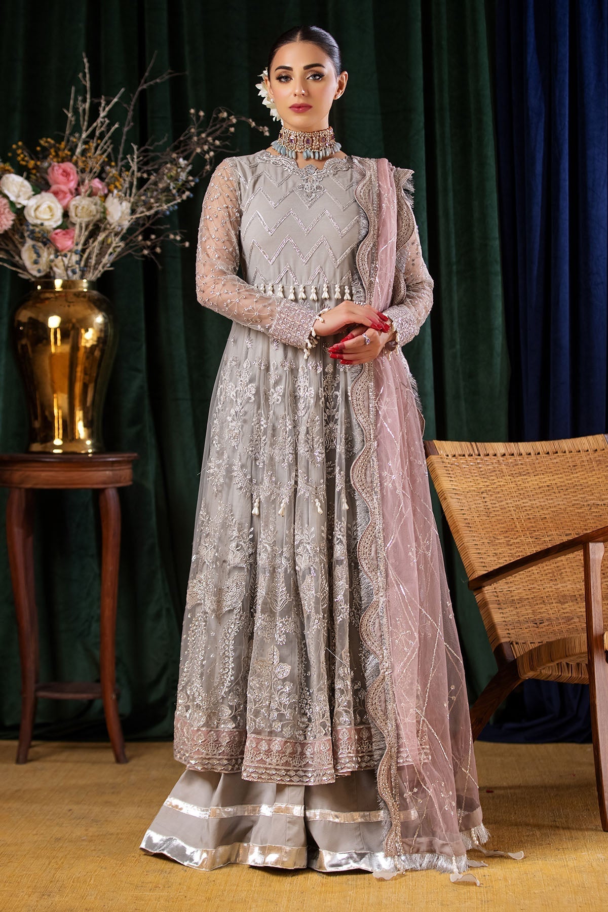 Nureh | Aroha Formals |  AR-06 - by - Libasekhas UK - Registered Vendor of : Nureh - 100% Original Designer Dresss