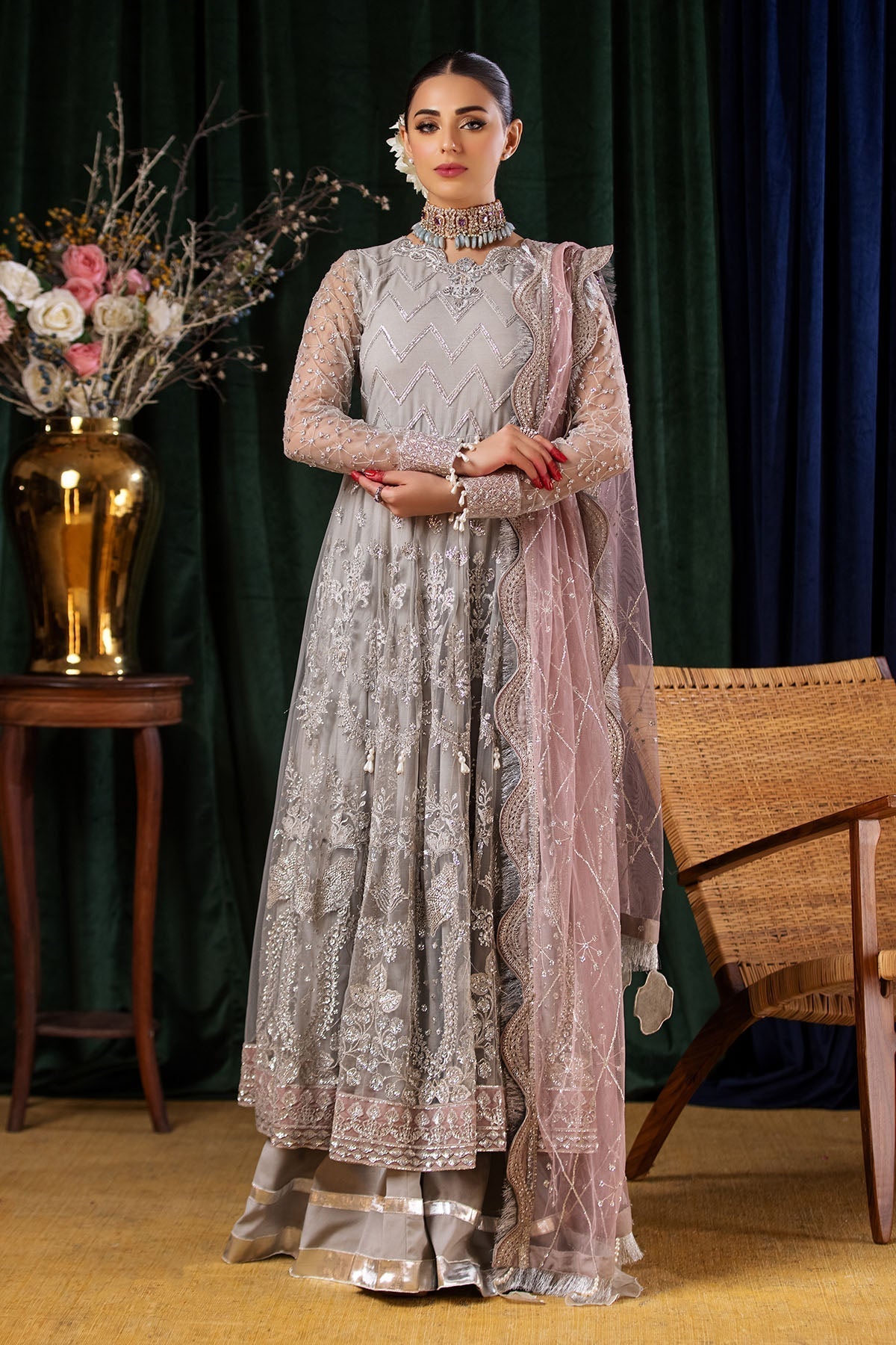 Nureh | Aroha Formals |  AR-06 - by - Libasekhas UK - Registered Vendor of : Nureh - 100% Original Designer Dresss